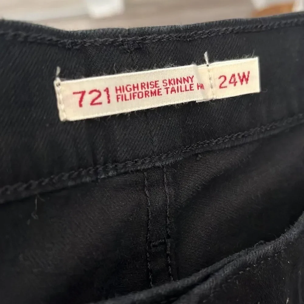 LEVI’S Black Hi-Rise Jeans NWT - Picture 6 of 7